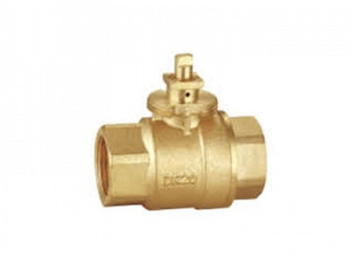 Brass DN15 Hot Water Motorised Valve , Heating System Electric Ball Valve